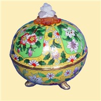 Pot (Cloisonne Wares,Arts, Crafts)(T-5)
