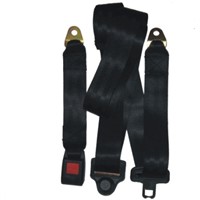 three-point half-automatic safety belt