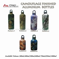 Camouflage Finished Aluminum Bottles