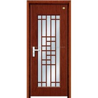 Solid Wood Door with Full Glass