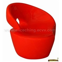 Fiberglass Fashion Red Chair