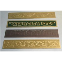 Brass Strip of Decorative for the Wall