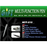 Multifunctional Seven-colorized Purple Lamp Pen