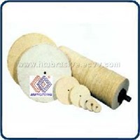 Conventional buffing wheel, sisal buffing wheel, natural and treated