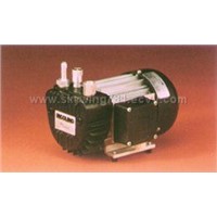 Dry running rotary vane vacuum pumps