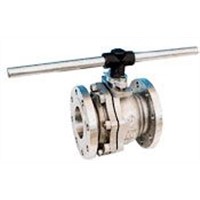 Flanged-end steel ball valve
