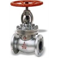 Flanged-end steel globe valve