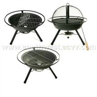 Fire Pit with BBQ Grill