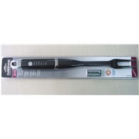 Thermometer fork with LED