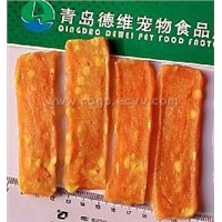 soft chicken slice with cheese granules
