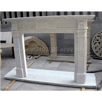 granite fireplace