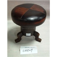 Lacquer Leather Stools