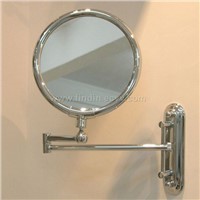 Shaving Wall Mirror with Chrome Finish