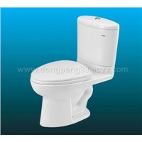 Water saving toilet in two pieces (two way flushing system) W101