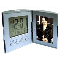Photo Frame With Clendar Alarm Temperature