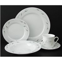 Porcelain Dinnerware with Decoration