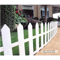 Sectional plastic fence