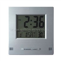 Calendar Alarm Clock with Digital Thermometer