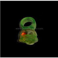 Sell Flashing Rubber Rose Ring 3 LED Lights in Center