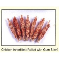 Chicken Innerfillet(rolled with gum stick)