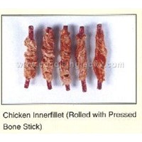 Chicken Innerfillet(rolled with pressed bone stick)