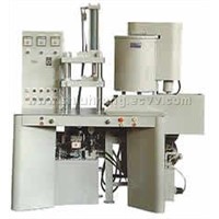 Automatic hydraulically operated single nozzle wax injection machine