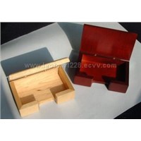 Wooden Business Card Box