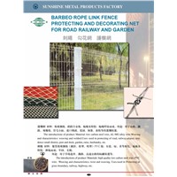barbed rope fence netting