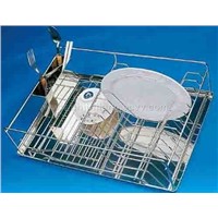 Stainless Steel Desktop Bowl &amp;amp;amp; Dish Rack