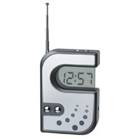 Novelty Gifts, FM Radio with Clock (CT-502)