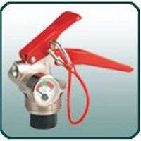 dry powder valve for fire extinguisher