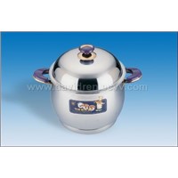 Sty No: CS-009 Electromagnetic Sandwich-Bottom Energy Saving Curve Pot