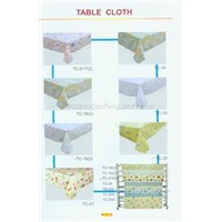 PVC or PE table cloth design 4