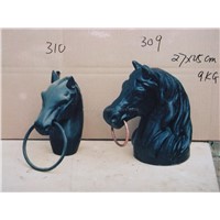 cast iron horse head