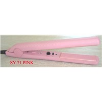 Pink Hair Straighten Iron