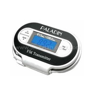 Wireless FM Transmitter with Rechargeable Built-in Battery