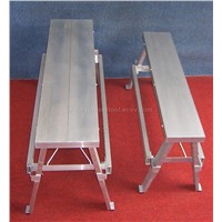 Aluminum folding working bench