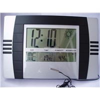 Weather station with IN/OUT thermo-clock
