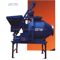 JZC750 conical reversing drum concrete mixer