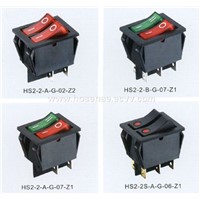 Rocker switch HS2-2