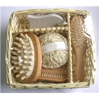 Bath Set Packed in A Bashet