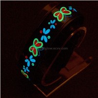 Electroluminescent (EL) light up neon glow bracelet