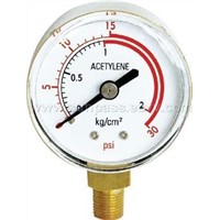 Acetylene &amp; Oxygen Pressure Gauge