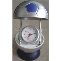 foot ball shape clock