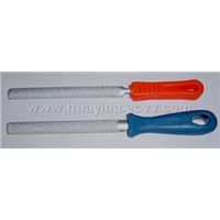 CARBIDE GRIT HALF ROUND FILE