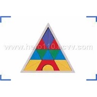 Triangle Shape Sorter Box(wooden toy)