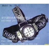 12 Leds Headlamp with 3 Different Lighting Modes