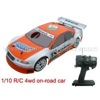 Toy,R/C Car,R/C Toy,Electric Toy(1:10 Nitro 4WD 2speed On-road Racing Car).
