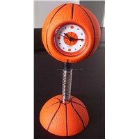 table clock in basketball shape