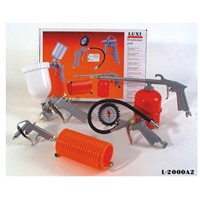 5pcs Air Tools Kit Suction&amp;amp;amp;Gravity Spray Gun with Color Box